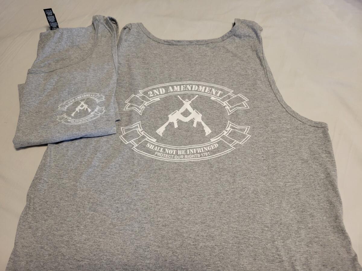 2nd Amendment Shall Not Be Infringed Protect Our Rights Men's Tank Tops