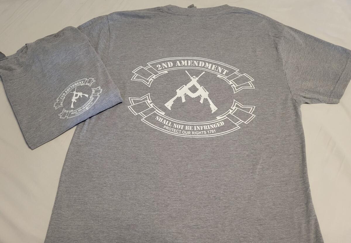2nd Amendment Shall Not Be Infringed Protect Our Rights Unisex T-Shirt - Black