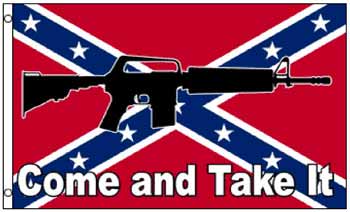 Come and Take it Confederate 3'x5' Flag