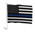 Thin Blue Line Double Sided Car Flags 12"x15"