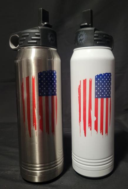 Draped Flag 30oz Water Bottle