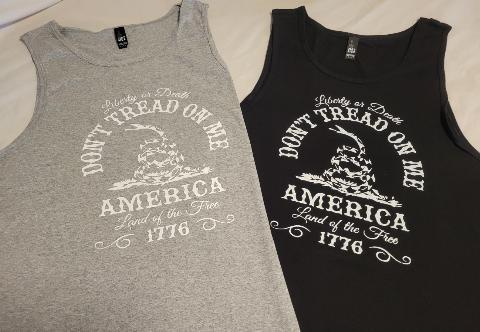Liberty or Death Don't Tread On Me Men's Tank Tops