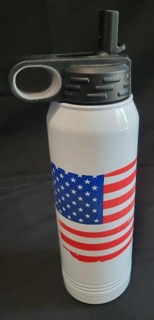 Tattered Flag 30 oz Water Bottle