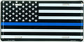 Police Memorial Blue Line License Plate