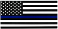 US Police Blue Line BWB - Bumper Sticker