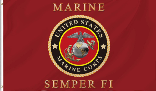 United States Marine Corps Semper Fi Flag