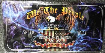 We the People License Plate