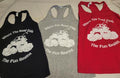 Where The Road Ends The Fun Begins Ladies Racerback Tank Tops