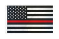 Thin Red Line USA Flag 3x5ft Poly